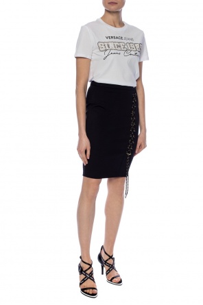 Skirt with tie fastening, zdjęcie 2 Skirt with tie fastening od Versace Jeans